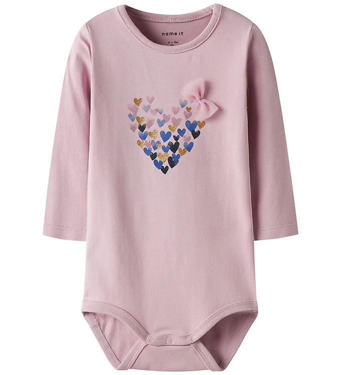 Name It Body l/æ - NbfNiva - Burnished Lilac m. Print