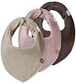 Name It Savlesmække - 3-pak - Rib - NbfYvette - Rosa/Beige/Brun Name It Savlesmække - 3-pak - Rib - NbfYvette - Rosa/Beige/Brun