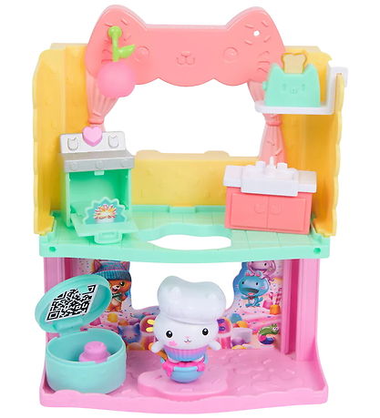 Gabby's Dollhouse Sæt - 10 Dele - Cakey's Sprinkle Kitchen