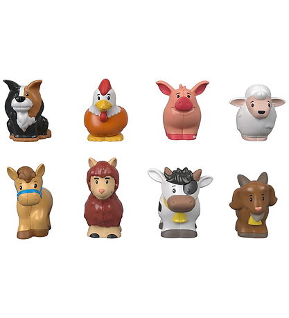Fisher Price Figurer - 8 stk. - Little People Farm Animal Friend
