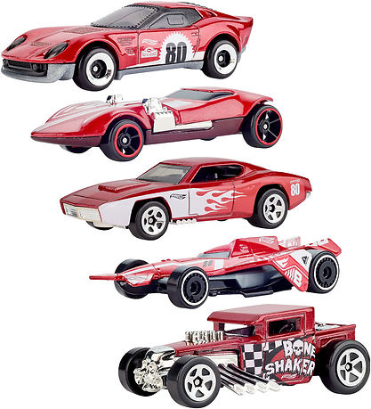 Hot Wheels Biler - 5-pak - Mattel 80Th Anniversary
