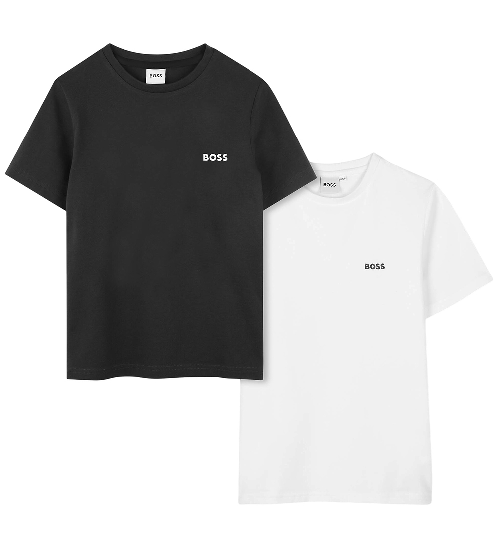 BOSS T-shirts - 2er-Pack - Schwarz/Weiß - BOSS - 8 Jahre (128) - T-Shirts