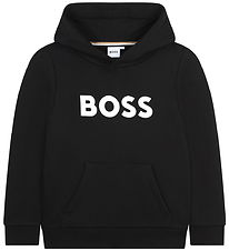 BOSS Hættetrøje - Sort m. Logo BOSS Hættetrøje - Sort m. Logo