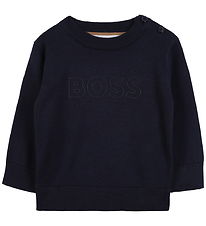BOSS Bluse - Strik - Navy BOSS Bluse - Strik - Navy