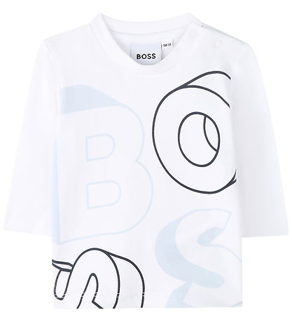 BOSS Gaveæske - Sweatsæt/Bluse - Lysebå/Hvid m. Print