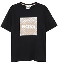 BOSS T-Shirt - Sort m. Print BOSS T-Shirt - Sort m. Print