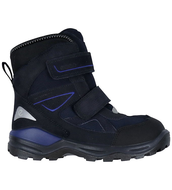 Ecco Vinterstøvler - Snow Mountain K 2S Wp - Black/Night Sky