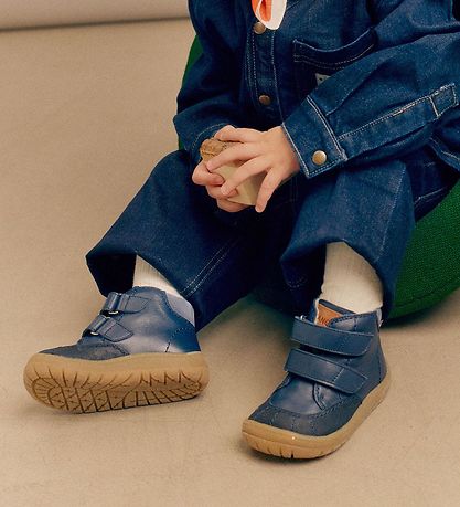 Angulus Vinterstøvler - Tex - Navy/Tan/Blue Fog