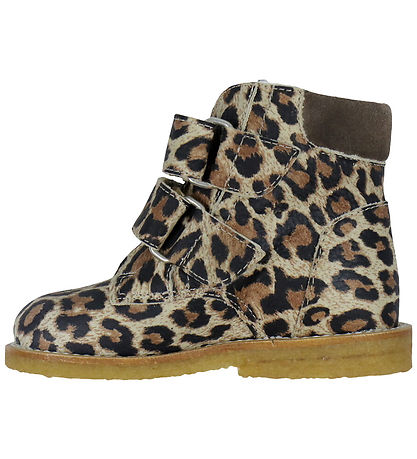 Angulus Begynderstøvler m. For - Tex - Beige Leo/Taupe