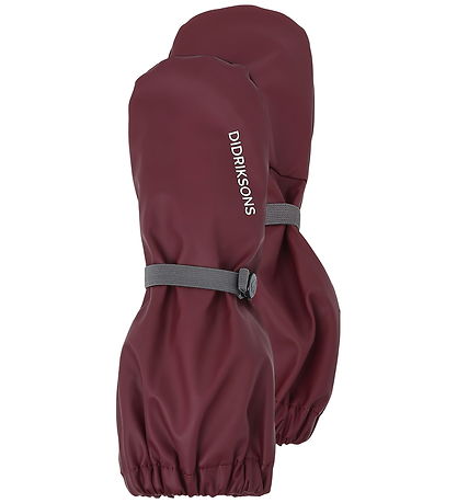 Didriksons Luffer m. Fleece - PU - Pileglove - Anemon Red