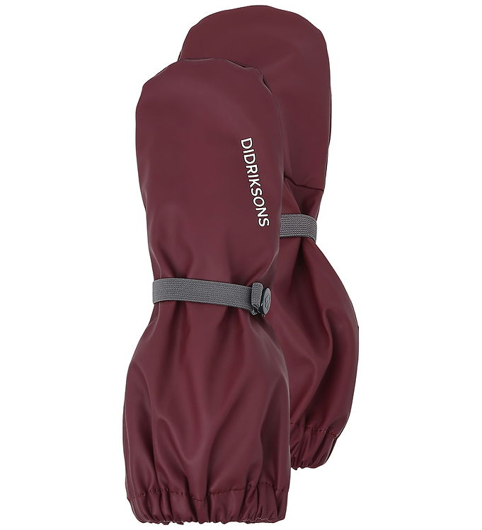 Didriksons Luffer m. Fleece – PU – Pileglove – Anemon Red