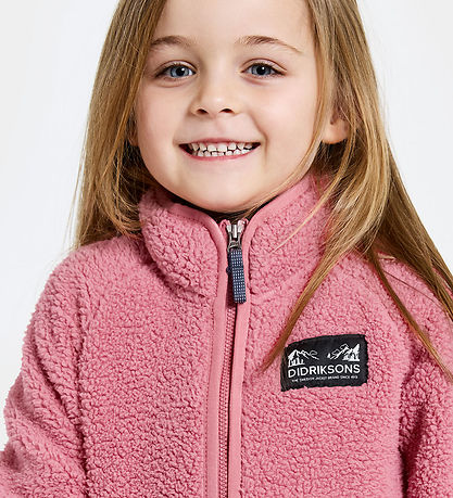 Didriksons Fleecejakke - Gibbs - Heather Pink