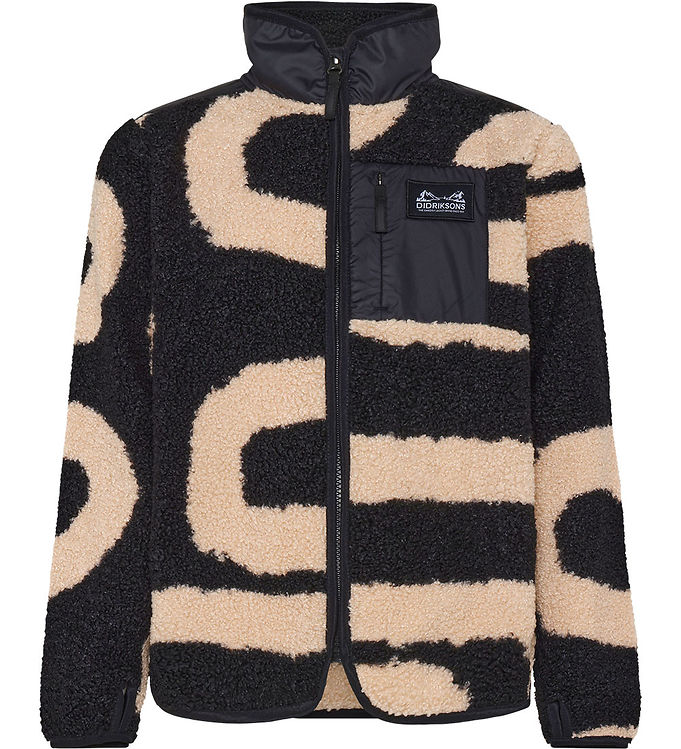 Didriksons Fleecejakke - Exa - Path L Black