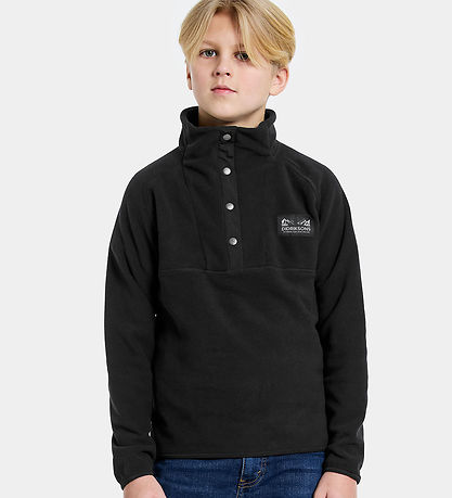 Didriksons Fleecetrøje - Yokto - Sort