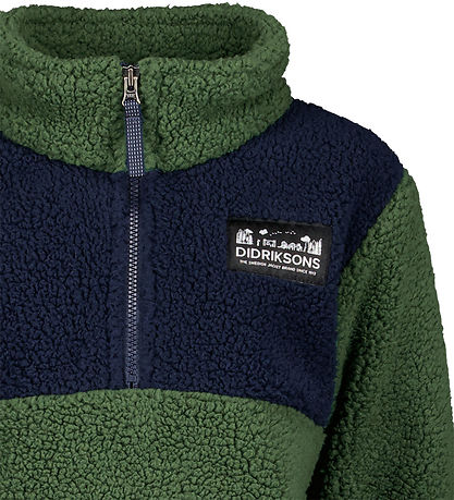 Didriksons Fleecetrøje - Gosig - Light Moss