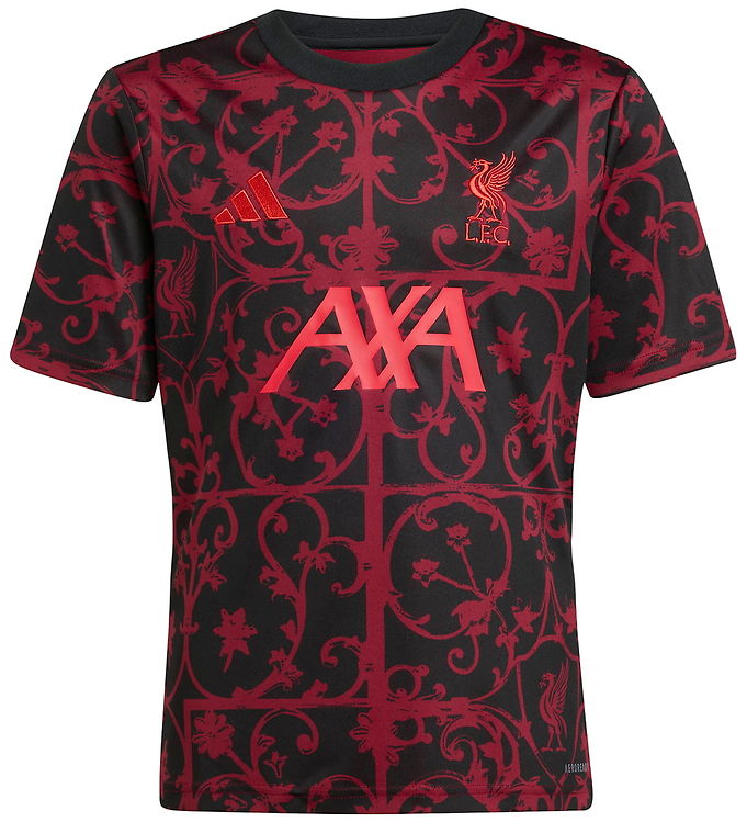 adidas Performance Fodboldtrøje - Liverpool 25/26 - Sort/Pure Ru