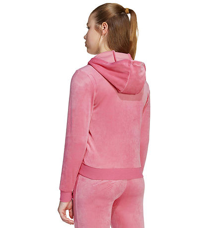 adidas Originals Cardigan - Velour - Pink Fusion/Hvid