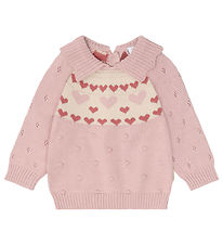 Hust and Claire Bluse - Strik - HCPusle - Adobe Rose Hust and Claire Bluse - Strik - HCPusle - Adobe Rose