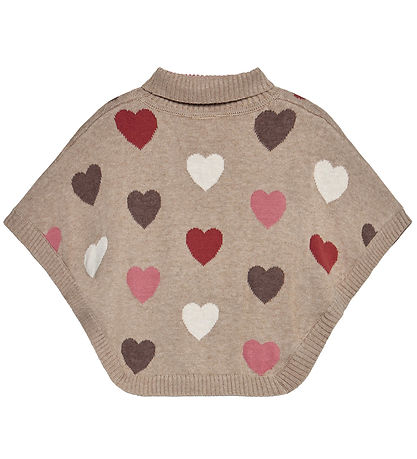 Hust and Claire Poncho - Strik - HCPinja - Biscuit