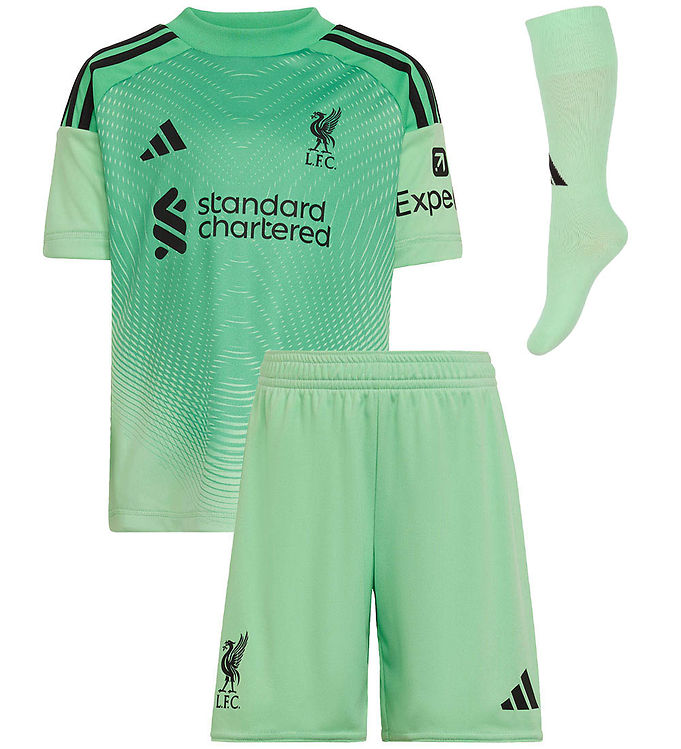 adidas Performance Fodboldsæt - Liverpool 25/26 Målmand Hjemmeba