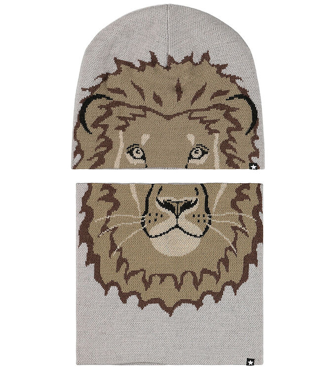 Molo Hue m. Tube - Kleo - Uld/Akryl - Lion Face