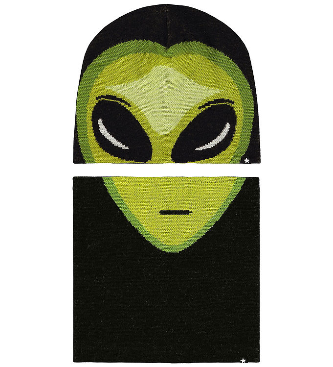 Molo Hue m. Tube - Kleo - Uld/Akryl - Alien Face
