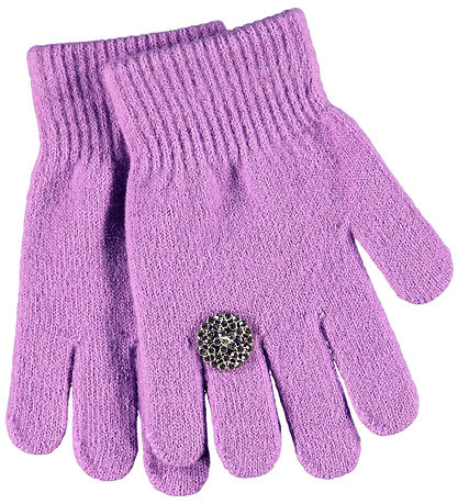Molo Handsker - Akryl/Uld - Krystal - Purple Ray