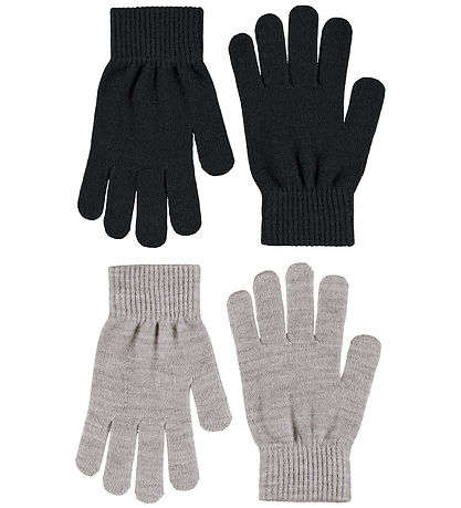 Molo Handsker - Akryl/Uld - Kiddy - 2-pak - Grey melange
