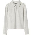 LMTD POLO - NlfNilja - Light Grey Melange LMTD POLO - NlfNilja - Light Grey Melange