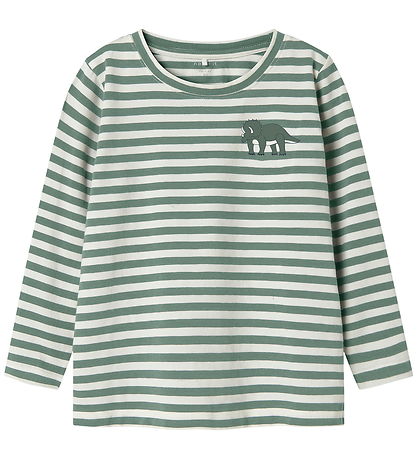 Name It Bluser - NmmNitu - 2-pak - Mood Indigo/W. GREEN BAY