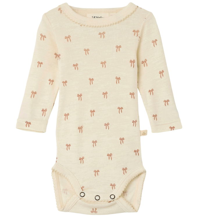 Lil' Atelier Body l/æ - Uld/Modal - Noos - NbfNalu - Turtledove/
