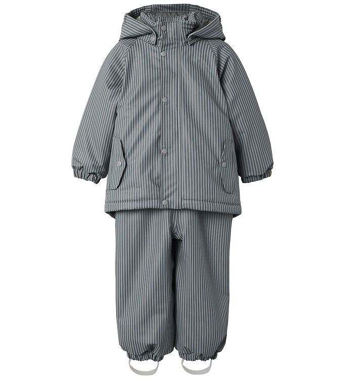 Lil' Atelier Regntøj m. Seler/Vattering - PU - NmmLadry10 - Ulti