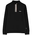 BOSS Bluse m. Lynlås - Sort BOSS Bluse m. Lynlås - Sort