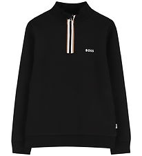 BOSS Bluse m. Lynlås - Sort BOSS Bluse m. Lynlås - Sort