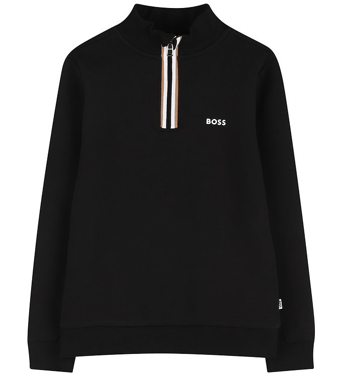 BOSS Bluse m. Lynlås - Sort