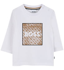 BOSS Bluse - Hvid m. Print BOSS Bluse - Hvid m. Print
