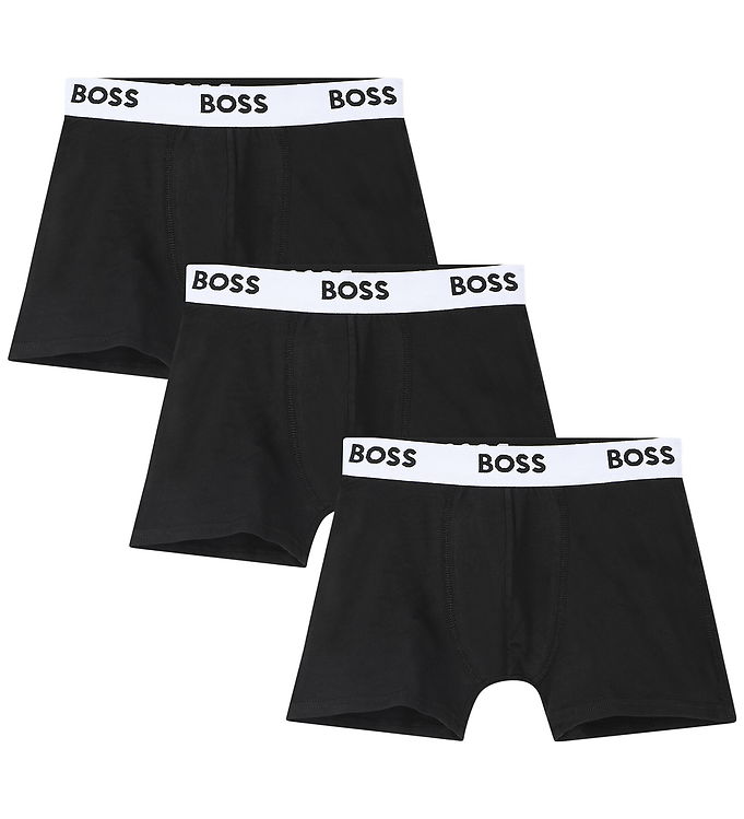 BOSS Boxershorts - 3-pak - Sort