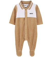 BOSS Gaveæske - Natdragt - Velour - Cookie/Hvid BOSS Gaveæske - Natdragt - Velour - Cookie/Hvid