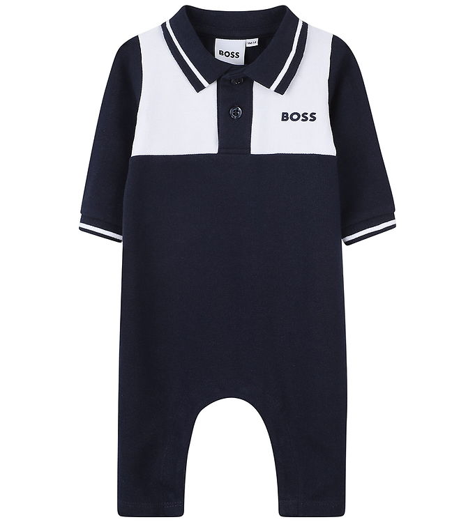 BOSS Heldragt - Navy/Hvid