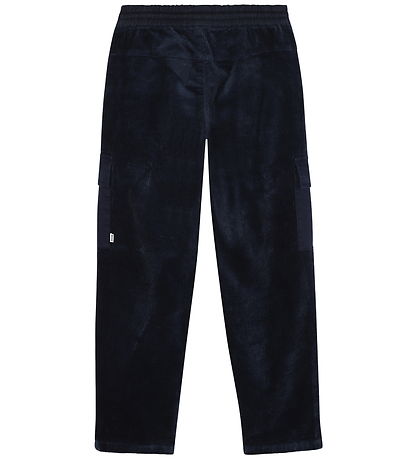 BOSS Fløjlsbukser - Navy