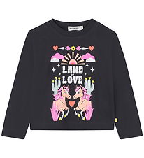 Billieblush Bluse - Sort m. Print Billieblush Bluse - Sort m. Print