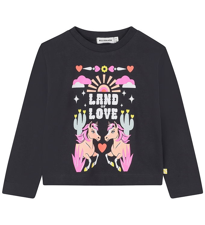 Billieblush Bluse - Sort m. Print