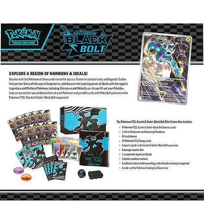 Pokémon Samlekort - Scarlet & Violet: Black Bolt - Elite Trainer Pokémon Samlekort - Scarlet & Violet: Black Bolt - Elite Trainer