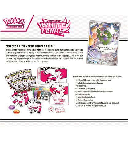 Pokémon Samlekort - Scarlet & Violet: White Flare - Elite Traine Pokémon Samlekort - Scarlet & Violet: White Flare - Elite Traine