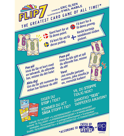 Asmodee Kortspil - Flip 7