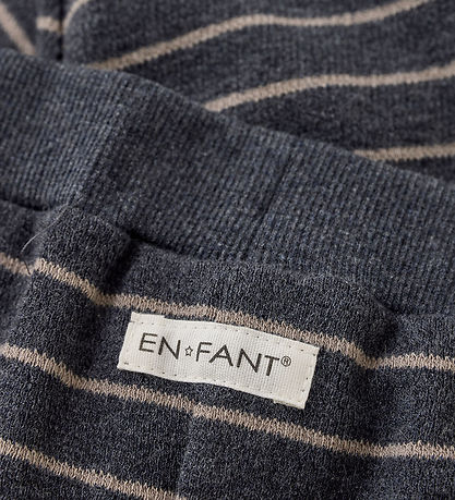 En Fant Sweatpants - Ebony m. Striber