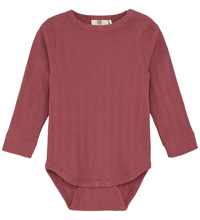 En Fant Body l/æ - Roan Rouge m. Hulmønster