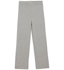 Creamie Bukser - Rib - Light Grey Melange Creamie Bukser - Rib - Light Grey Melange