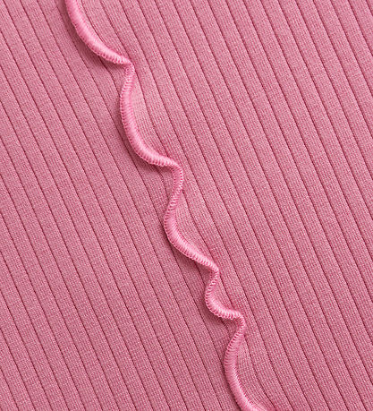 Creamie Bluse - Rib - Modal/Bomuld - Wild Rose