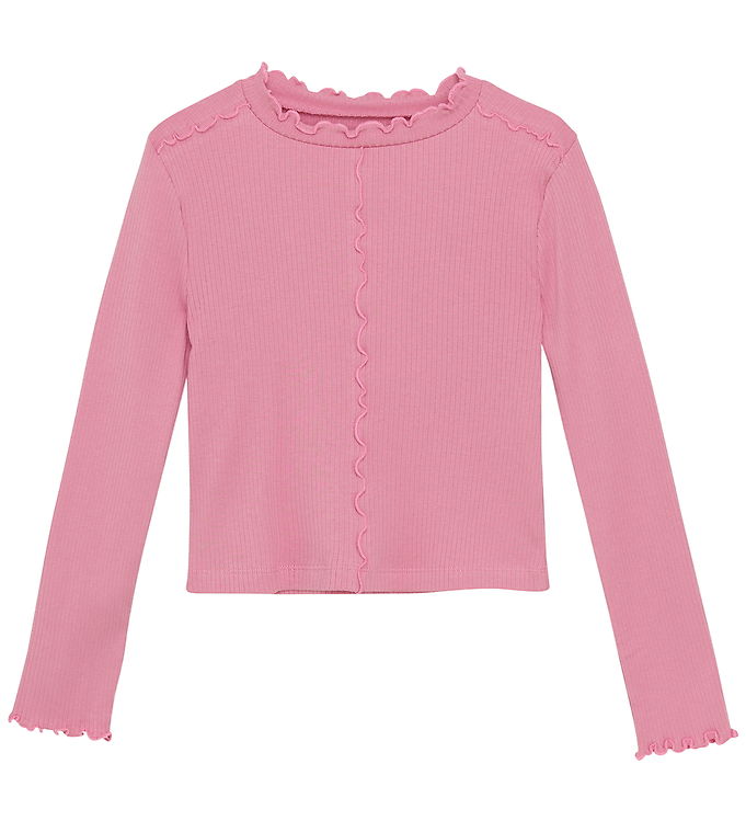 Creamie Bluse - Rib - Modal/Bomuld - Wild Rose